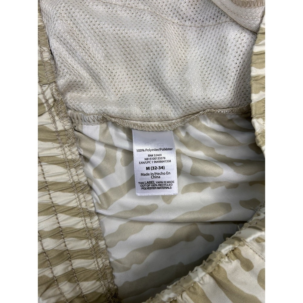 No Boundaries Men's Swim Trunks M 32-34 Tan Zebra Print Board Shorts Lined - Picture 9 of 9